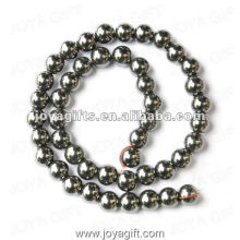 10MM Loose Magnetic Hematite Round Beads 16"